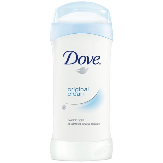 Dove Anti-Perspirant Deodorant, Original Clean 2.6 Ounces pack of 6