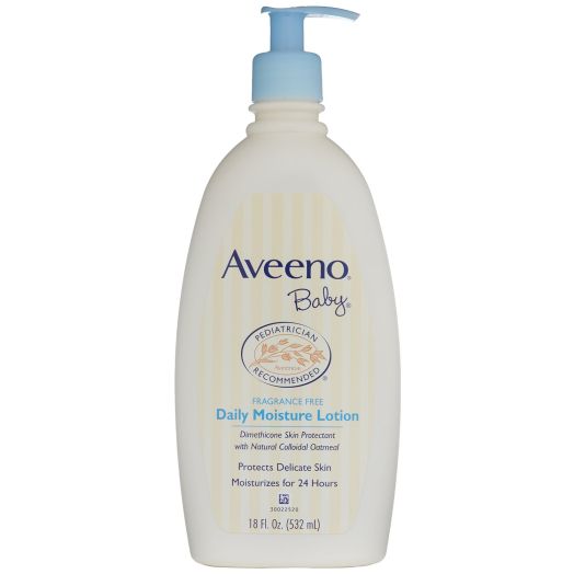 Aveeno Baby Daily Moisture Lotion, Fragrance Free, 18 Ounce
