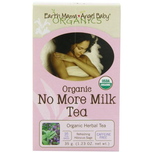 Earth Mama Angel Baby Organic No More Milk Tea, 16 Teabags/Box (Pack of 3)