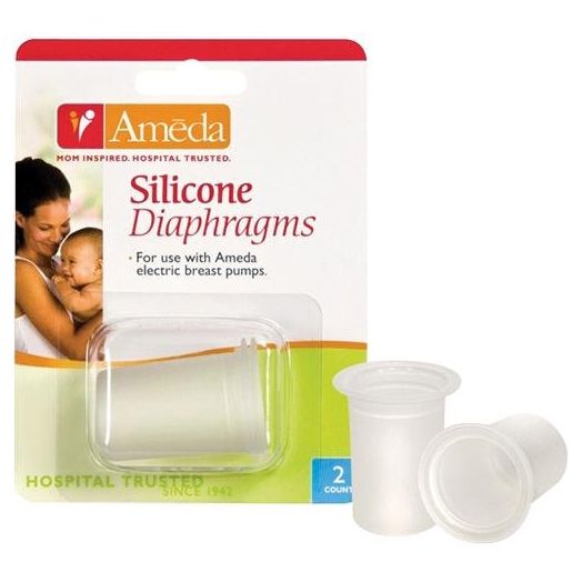 Ameda Silicone Diaphragms, Clear, 2 Count