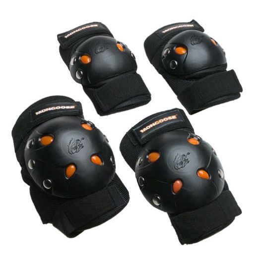 Mongoose BMX Bike Gel Knee and Elbow Pads