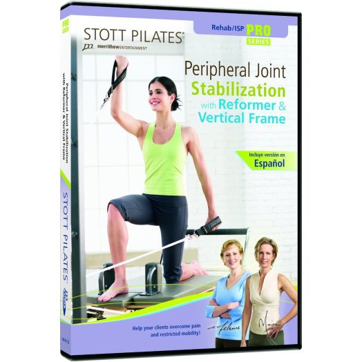 STOTT PILATES Peripheral Joint Stabilization on Reformer with Vertical Frame (English/Spanish)