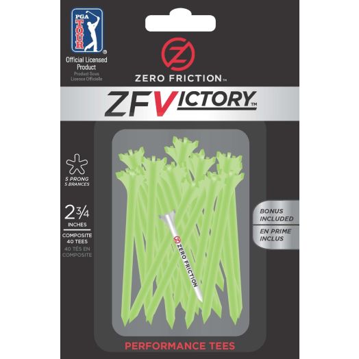 Zero Friction Victory 5-Prong Golf Tees