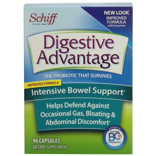 Digestive Advantage Intensive Bowel Support, 96 Counts Capsules