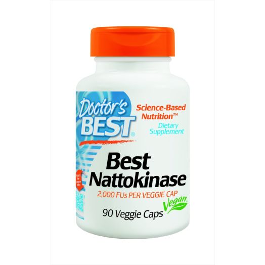 Doctor's Best Best Nattokinase (2, 000 Fu), Vegetable Capsules, 90-Count