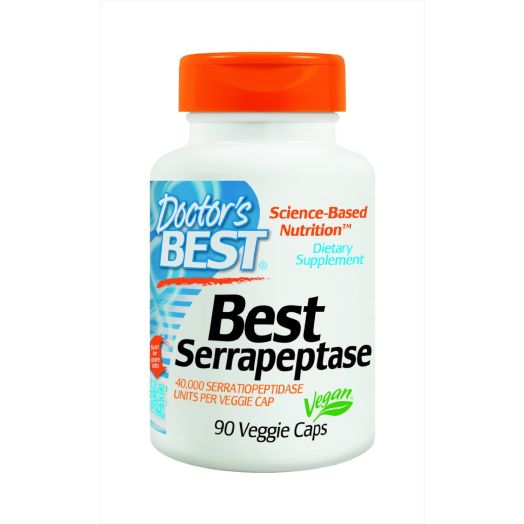 Doctor's Best Best Serrapeptase (40, 000 Units), 90-Count