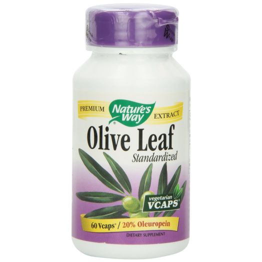 Nature's Way Olive Leaf 20% Oleuropein, 60 Vcaps