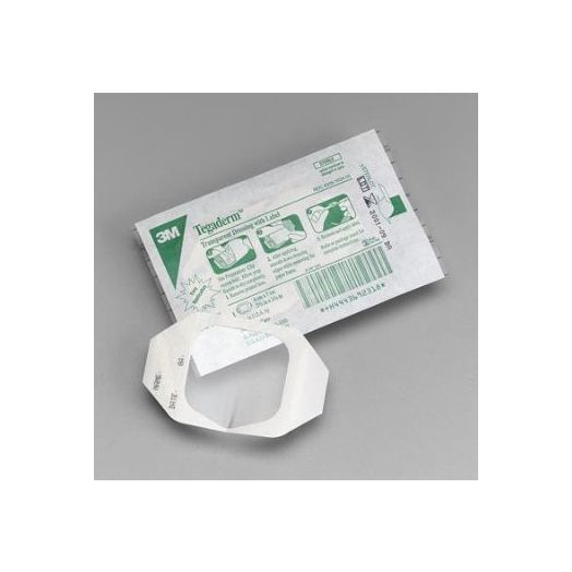 3M Tegaderm Transparent Film Dressing - 4"  x 4 3/4"  - - Box of 10