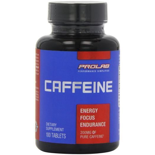 ProLab Caffeine Maximum Potency 200mg Tablets, 100-Count