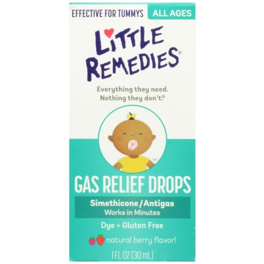 Little Remedies Tummys Gas Relief Drops, Natural Berry Flavor, 1 Ounce