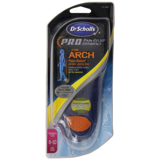 Dr Scholl's Arch Pain Relief Orthotic Womens, Sizes 6 - 10