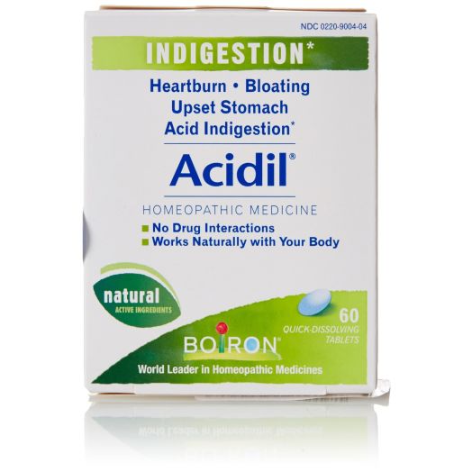 Boiron Acidil for Heartburn, 60 Tablets