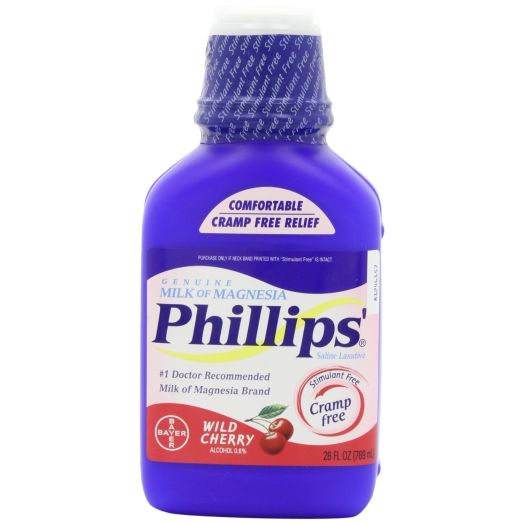 Phillips' Wild Cherry Milk of Magnesia Liquid, 26 Ounce Bottle