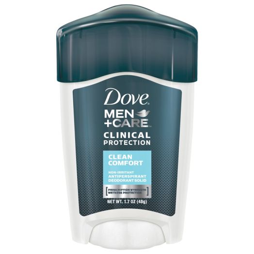 Dove Men+Care Clinical Protection Antiperspirant and Deodorant, Clean Comfort 1.7 oz