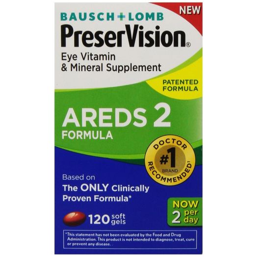 PreserVision AREDS 2 Vitamin and Mineral Supplement 120 Count Soft Gels