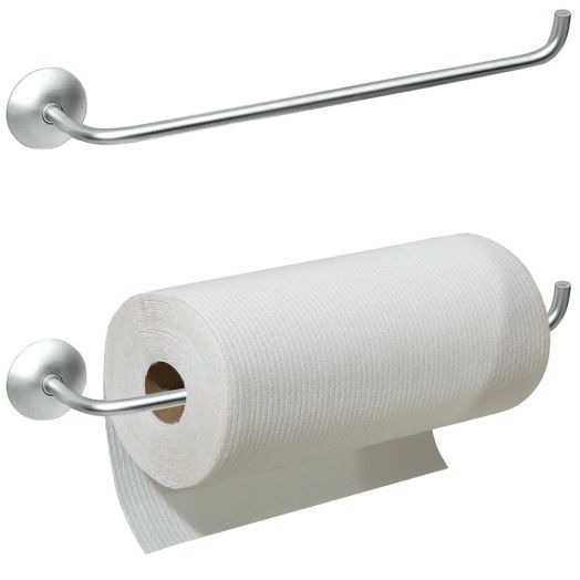 interDesign Paper Towel Holder, Classico Wall Mount, Chrome-Plated