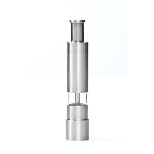 Grind Gourmet's Original Pump and Grind Single Salt or Pepper Grinder, Best Pepper Mill, Use As A Salt Grinder or Buy a Salt Grinder and Pepper Mill.