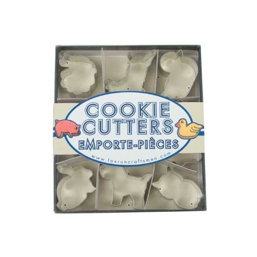 Fox Run Animal Mini Cookie Cutter Set