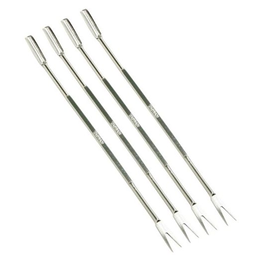 Norpro 801 Stainless Steel Seafood Forks/Picks, Silver, Set of 4