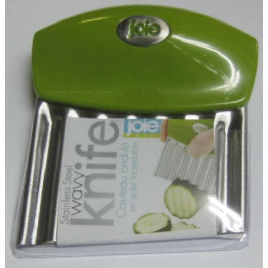 Joie Fruit And Vegetable Wavy Chopper Knife Stainless Steel Blade (Colors may vary)