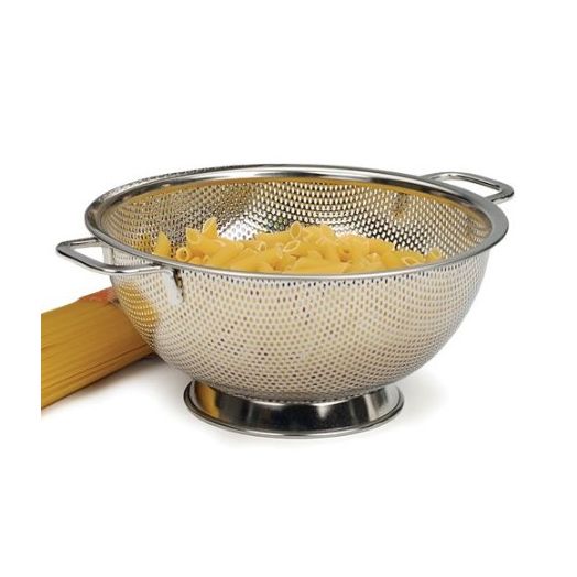 RSVP Precision Pierced Stainless-Steel 5-Quart Colander