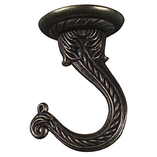 Stanley Hardware V2672 2-1/4-Inch Swag Hook, Antique Brass