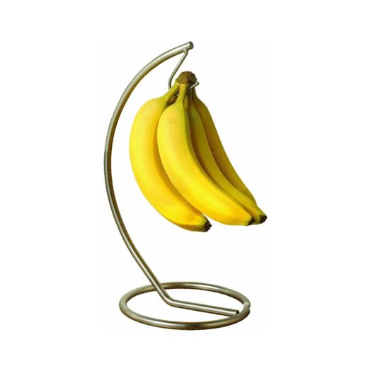 Euro Banana Holder in Satin Nickel