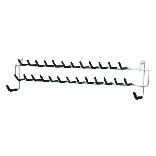 ClosetMaid Tie and Belt Rack, White #8051