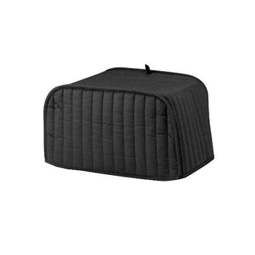 Ritz Quilted Four Slice Toaster Cover, Black