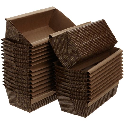 Kitchen Supply 6 x 2.5 x 2 Inch Paper Loaf Pan, Set of 25