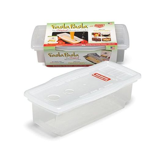 Microwave Pasta Cooker - The Original Fasta Pasta - No Mess, Sticking or Waiting For Boil