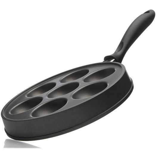 Norpro 3113 Cast-Aluminum Nonstick Aebleskiver Stuffed-Pancake Pan