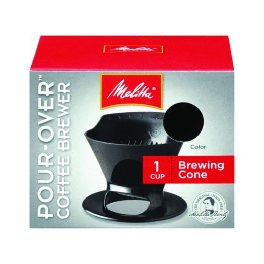 Melitta Ready Set Joe Single Cup Coffee Brewer black
