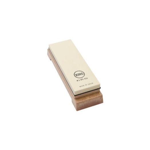 King Two Sided Sharpening Stone with Base - #1000 and #6000