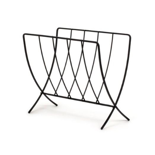 Spectrum 37210 Seville Magazine Rack, Black