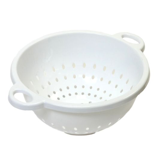Chef Craft, 5-Quart, Deep Colander, White, 11 by 5 inch