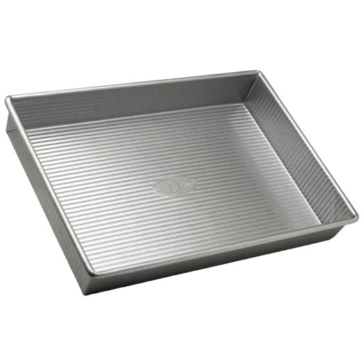 USA Pans 9 x 13 x 2 1/4 Inch Aluminized Steel Rectangular Cake Pan with Americoat