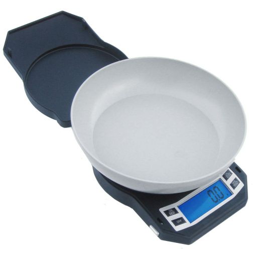 American Weigh Scales LB-3000 Compact Digital Scale with Removable Bowl, 3000 by 0.1 G | American Weigh
