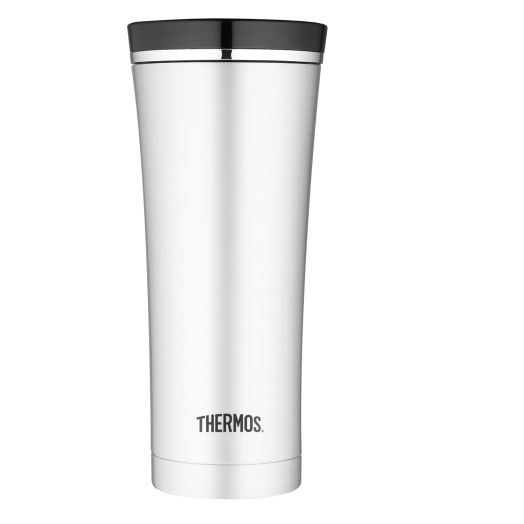 Thermos 16-Ounce Vacuum-Insulated Travel Tumbler, Stainless Steel