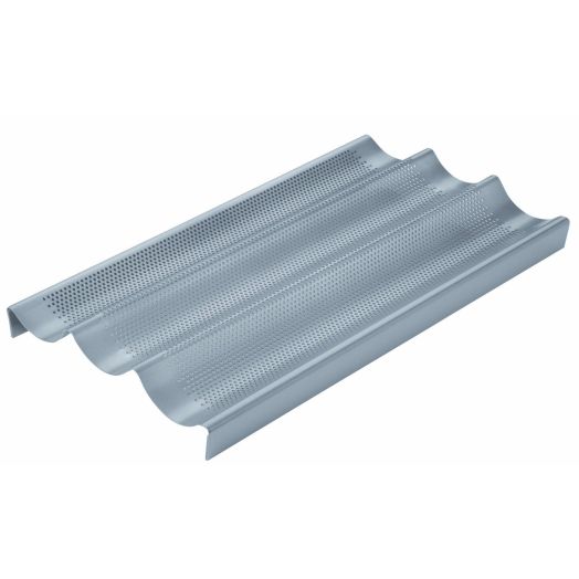 Chicago Metallic Commercial II Non-Stick Perforated Baguette Pan