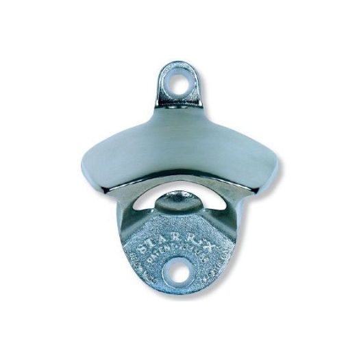 Polished Stainless Steel STARR "X" Wall Mounted Bottle Opener
