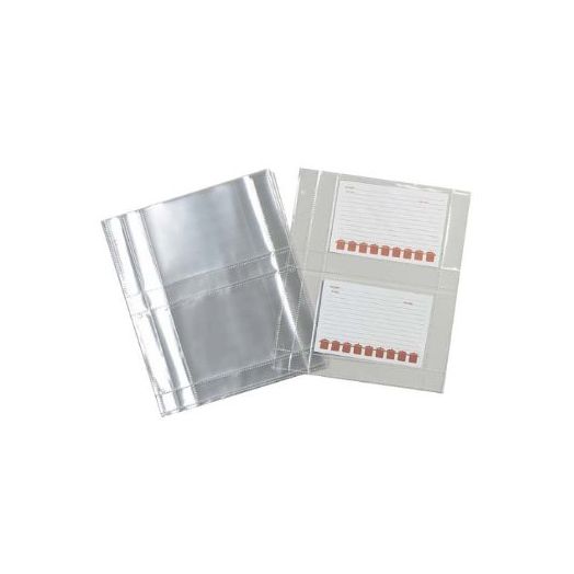 Meadowsweet Kitchens Plastic Recipe Card Protectors for 3 ring binders, 15 Sheets