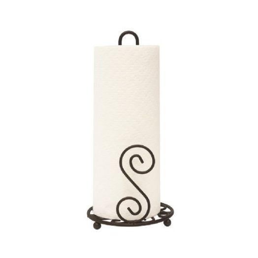 Home Basics Scroll Collection Paper Towel Holder