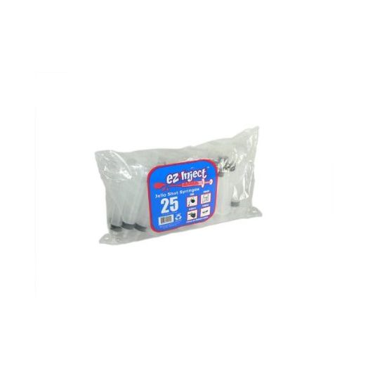 25 Pack EZ-InjectTM Jello Shot Syringes (Medium 1.5oz)