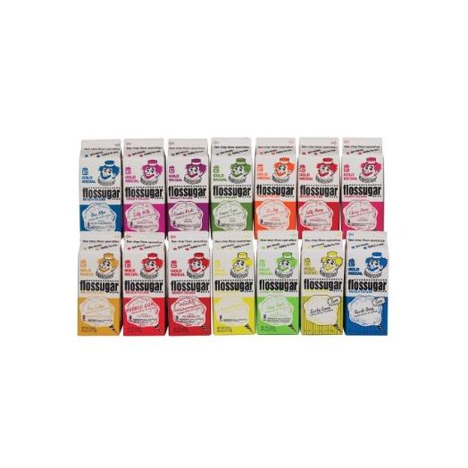 Gold Medal 3202 Pink Vanilla Flossugar, 1/2 Gallon Carton