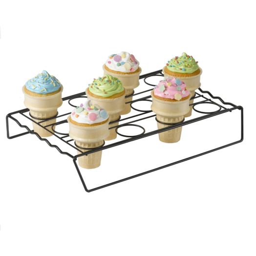 Nifty Ice Cream Cone Cupcake Baking Rack
