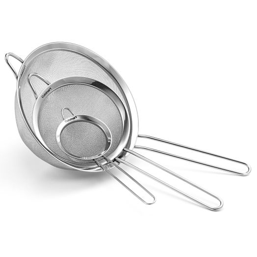 Cuisinart Set of 3 Fine Mesh Stainless Steel Strainers