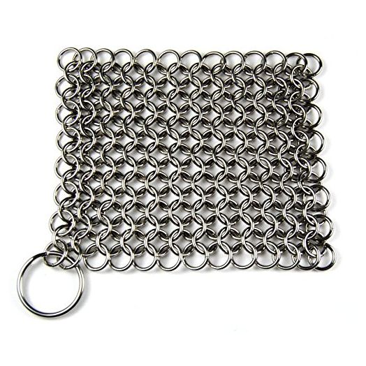 Knapp Made CM Scrubber™ - Chain Mail Scrubber for Cast Iron Cookware