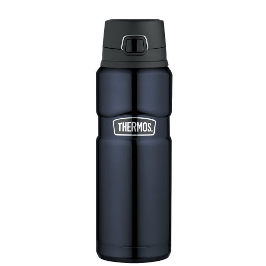Thermos Stainless King 24-Ounce Drink Bottle, Midnight Blue