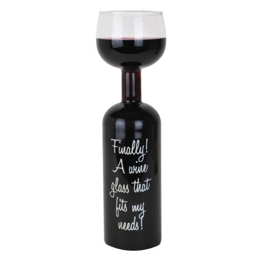 Big Mouth Toys Ultimate Wine Bottle Glass